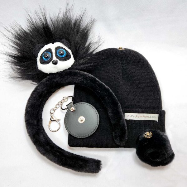 ROLL - Panda Pom Set